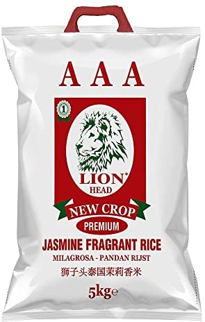 Lion Head AAA Premium Jasmine Fragrant Rice - 5kg