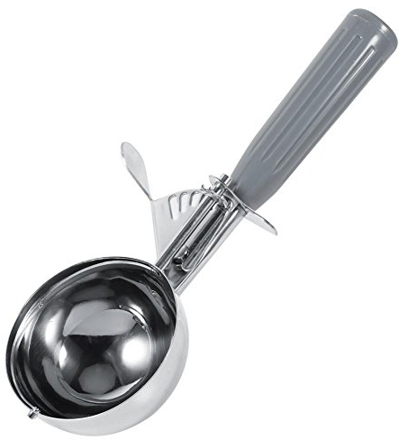 Cuillère Scooper Boules CuillèRe à CrèMe GlacéE Disher PoignéEs AntidéRapantes CuillèRe à GâChette CuillèRe à CrèMe GlacéE ContrôLe Des Portions PoignéE Et Taille De 9 Couleurs DifféRentes Acier