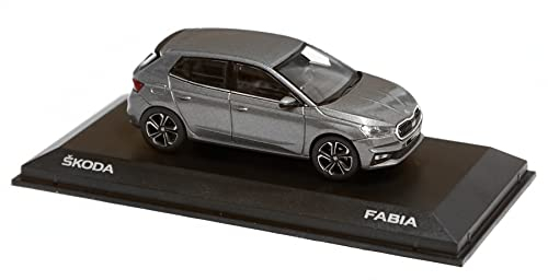 Skoda 6VA099300F7C Fabia A07 Modellauto 1:43 Miniatur, Graphite grau