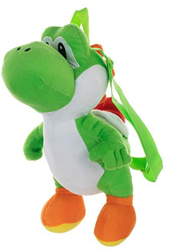 Seven Times Six Nintendo Super Mario Bros Yoshi 3D Plüsch Charakter Rucksack, Grün , Einheitsgröße, Modern