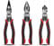 TOOLEAGUE 3Pcs Heavy Duty Pliers Set, 5 in 1 Lineman Pliers, Diagonal Side Cutting Pliers, Needle Nose Pliers with Wire Stripper/Crimper/Cutter Function