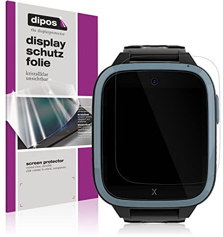 dipos I 6X Schutzfolie klar kompatibel mit Xplora XGO3 Kinder-Smartwatch Folie Displayschutzfolie