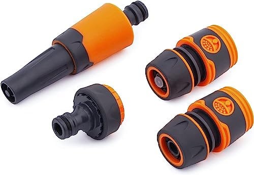 Kippen 6140 - Kit per Irrigazione con Lancia a Getto Regolabile + Raccordi ad Innesto Rapido