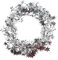 1 Stück Weihnachtsdeko Girlande Lametta Girlande 7,5m je Stück,Kleine Sterne Girlande Weihnachten Draht mit Sternen Deko,für Weihnachtsbaum Zuhause Hochzeit Party Festival Dekoration,Silber