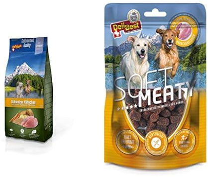 DeliBest Adult Sensitive Complete Dog Hähnchen & Soft Meatys aus Hähnchenfleisch