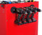 ULIBERMAGNET Power Tool Organiser, Utility Storage Rack Shelf with Screwdriver Holder, Wall Mount Heavy Duty Battery Drill Holder, Removable Tool Rack, Suitable for Garage, Workshop and Warehouse