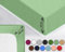 Sesto Senso Spannbettlaken 180x200cm Grün für Topper Jersey Baumwolle