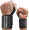 PORTENTUM Wrist Wraps Muñequeras Gym, Adultos Unisex, Negro, Universal