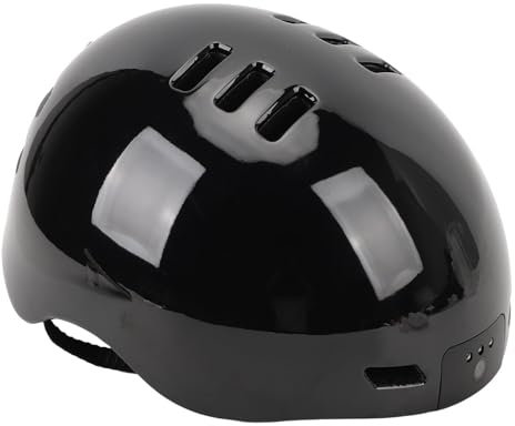 Smart Helmet with 1080P Camera for Adults Cycling Helmet Video Recorder with Warning Headlight Tail Light for Scooters Commuter