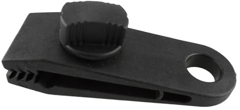 Reusable Heavy Duty Tarpaulin Clips/Clamps - Screw-On Clamps for Camping, Boat, Caravan, and Outdoor Use (6)