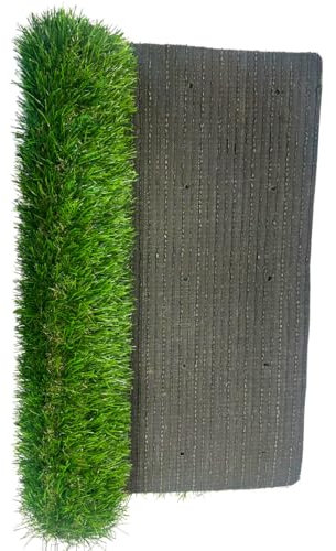 Césped artificial 2X5 metros, 35mm Altura | 10 metros cuadrados | Rollo césped artificial ideal terrazas y jardines Máximo Realismo de hierba artificial