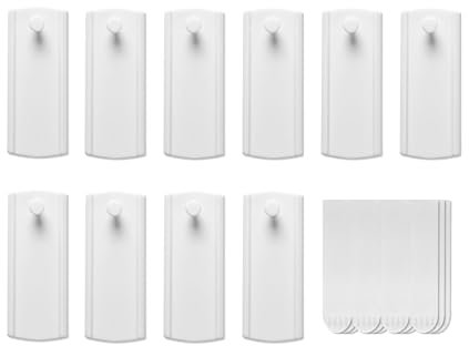 10 Stück Klebenagel für Bilderrahmen, Bilderhaken Selbstklebend, Bildaufhänger Selbstklebend, Klebenägel Wand, Klebehaken Bilder Aufhängen, Abnehmbar, Bilder Befestigen Ohne Bohren für Wanddekoration