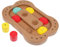 Milisten Dog Slowbowl Interaktives Puzzle Lernspielzeug Für Hunde Slow Eating Bowl Welpenfutterautomat Holzstil