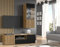 Wohwand Auris A - Set Vitrine - Lowboard - Wohnzimmer Wand - Wohnzimmer Schrankwand