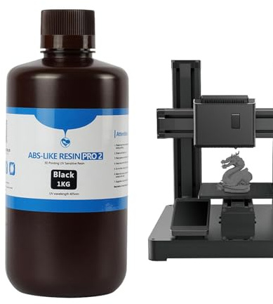 ABS Like Harz - 3D Druck Harz, 1000G ABS Like 3D Print Harz, hohe Präzision | Niedriger Geruch 3D Druckflüssigkeit, UV-Curing Druckerharz für Schulklasse, Valentine Easter Party