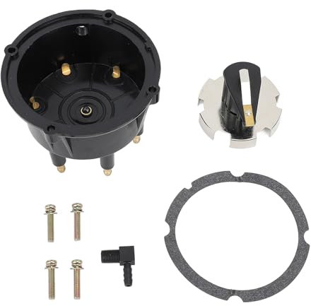 815407Q 5 Distributor Cap Rotor Kit, ABS -Material für Mercruiser -Distributor -Rotor -Kit Passt Mercruiser 5.0 5.7 7.4 8.2 V8 Motoren