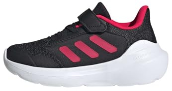 adidas Unisex Kinder TENSAUR Run 3.0 Shoes Children, core Black/Lucid red/FTWR White, 28 1/2 EU