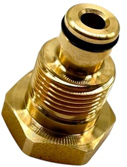 M&M Smartek K-Lock Adapter TR20 AG auf 1/4 IG für Kärcher | Messing-Gewindeadapter für Kärcher Easy!Lock, bis 400 bar und 150°C, mit Mikrokapsel-Sicherung