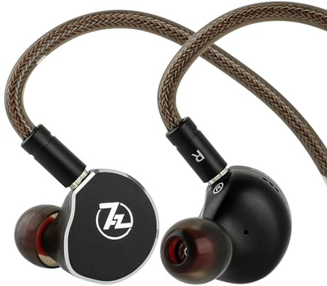 Linsoul 7Hz x Crinacle: Diablo/Divine 14.5mm Planar Magnetic Driver IEM | in-Ear Monitors, HiFi Earbuds with Detachable 2 Pin Single Crystal Copper Cable for Audiophiles, Diablo, Black