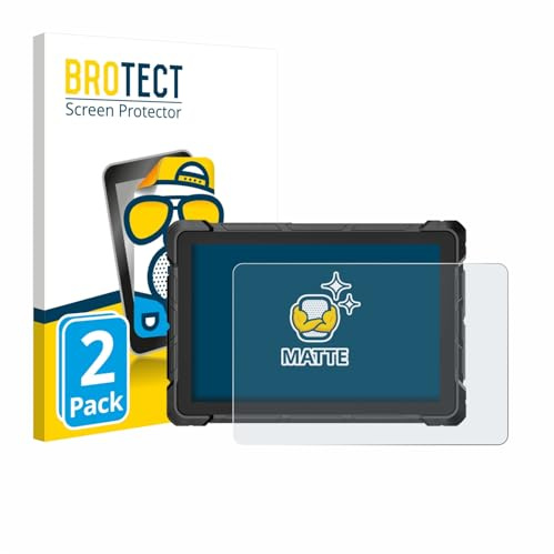 BROTECT Schutzfolie für Higole F7G Rugged Tablet 10.1 | 2 Stück Entspiegelnder Displayschutz Made in Germany Matte Displayschutz-Folie Anti-Reflex Anti-Fingerprint Einfache Montage