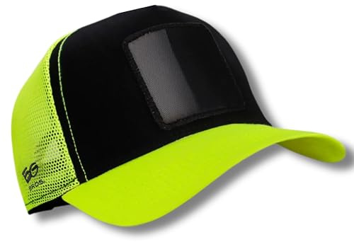 EG BROS Trucker Cap Herren – Mit austauschbarem Logo für individuellen Style – Personalisierbare Mesh-Cap für Männer, Damen & Kinder – Atmungsaktiv, größenverstellbar & perfekt für Sommer & Streetwear