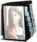 Durable Wand-Sichttafelsystem (Vario Wall 10, mit 10 Sichttafeln A5) schwarz, 550701