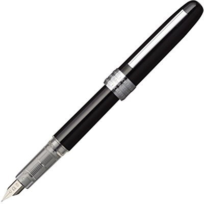 Platinum Plasir Fountain Pen - Black, PGB-10001