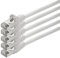 Câble réseau 1aTTack CAT5 FTP blindé avec 2x jeu de connecteurs RJ45 (5 pièces) 2m blanc