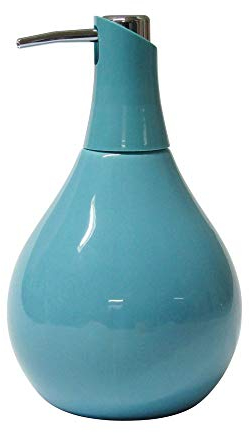 Sanwood Seifenspender COPPALINO 450 ml türkis aus Keramik - passend zu Sanwood Coppa