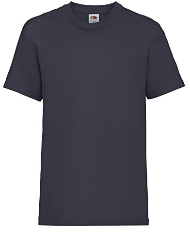 Fruit of the Loom Childrens/Kids Unisex Valueweight Short Sleeve T-Shirt (14-15) (Deep Navy)