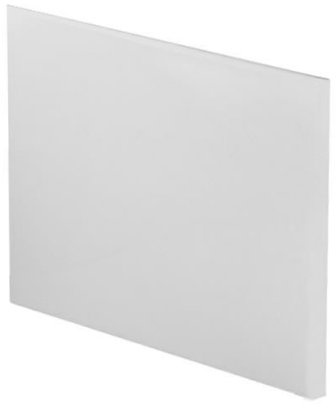 MILANO White 700mm Straight Bath End Panel