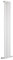 Milano Alpha - White Vertical Single Flat Panel Radiator - 1780mm x 280mm