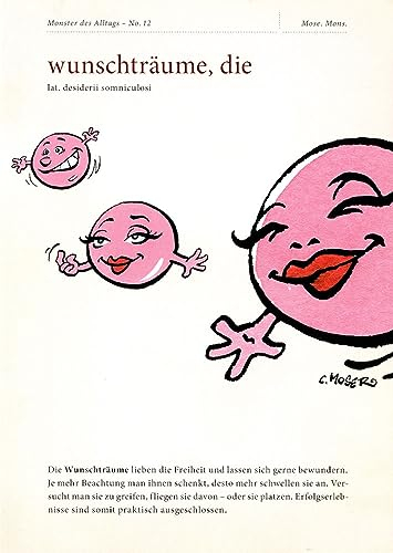 modern times Postkarte MONSTER DES ALLTAGS - Motiv: DIE WUNSCHTRÄUME, Anlass: Weisheiten/Zitate Fun, Künstler/Verlag MOSER, Christian, Größe: A6
