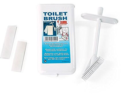 Fiamma Toilet Brush & Holder - White (98659-025)