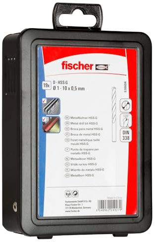 fischer Juego de brocas HSS-G 1-10 mm