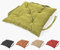 sunnypillow Stuhlkissen Outdoor, Indoor - 50 x 50 x 12 cm - Auflage für Stühle, Bänke in Haus und Garten - Sitzkissen für Paletten - Stuhlauflage, Gartenkissen für Gartenmöbel - Kissen Grün