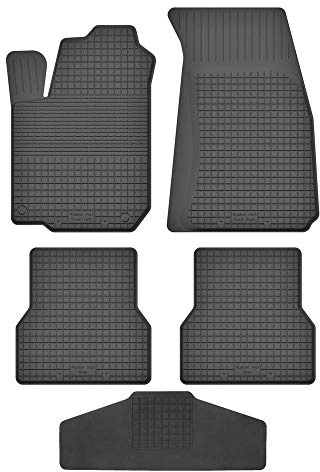 Fußmatten Vorne 2er Set für Renault Clio 3 2005-2014 Gummi Gumimatten