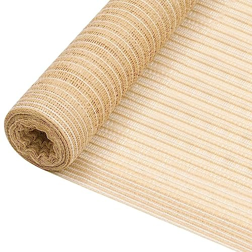vidaXL Zaunblende Beige 1,2x25 m HDPE 195 g/m²