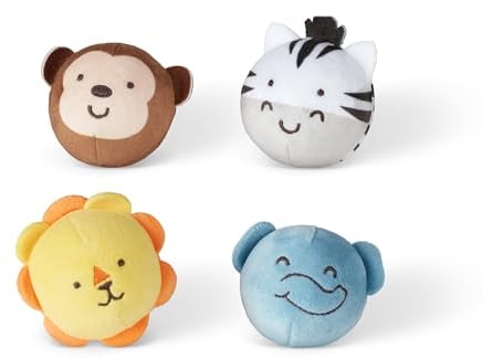 Melissa & Doug Rollables Safari-Freunde Baby- und Kleinkindspielzeug | Entwicklungsspielzeug | Spielzeug mit Tieren für Babys und Kleinkinder | 0+ | Geschenk für Baby-Jungen-Mädchen