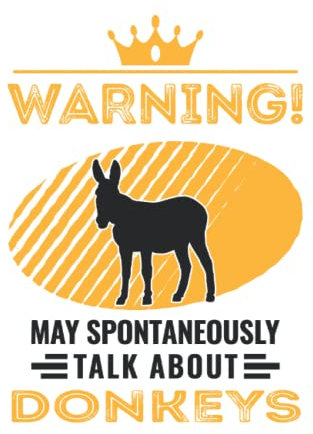 Esel Tagesplaner: May spontaneously talk about Donkeys Maultier Esel / Kalender 2023 & 2024 / Wochenplaner Tagesplaner Planer / Planungsbuch To-Do-Liste / 6x9 Zoll / 100 ausfüllbare Seiten