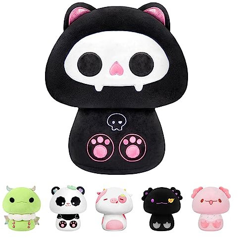 Mewaii 36CM Kuscheltier Plüschtier Kuscheltier Kawaii für Kinder Pilzförmiges Stofftiere Weiches Kuscheltier Wurfkissen Plüsch Kissen Ausgestopftes Spielzeug Stofftiere Geschenk über 3 Jahren