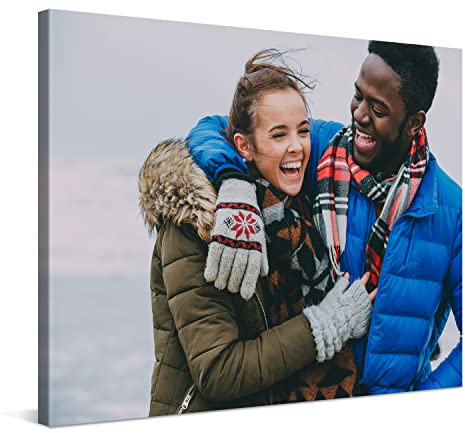 PICANOVA – Ihr Foto auf Leinwand 40x30 cm – Premium Fotoleinwand – Ihr Eigenes Bild auf Leinwand als Personalisierte Wanddeko – Wandbild mit Wunschmotiv – Leinwandbild Auf 2 cm Holz–Keilrahmen