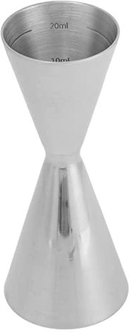 Doseur à cocktail double,doseur en acier inoxydable 304 double japonais tout en un tasse à mesurer de vin brillant avec mesures à l'intérieur du shaker pour barman(30/45ml), Doseur en acier inox