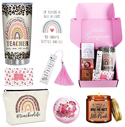 Teacher Gifts for Women, Personalised Teacher Appreciation Gifts Thank You Gift Set from Students