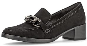 Gabor Damen Slipper, Frauen Slip On,Moderate Mehrweite (G),schluepfschuhe,College Schuhe,Businessschuhe,Slides,schw.(Uni+dkgold),39 EU / 6 UK