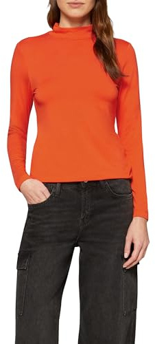 s.Oliver Damen 2156422 Langarmshirt mit Stehkragen (1er Pack)