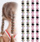 PLABBDPL Fermagli per Capelli con Strass Mini Fermagli per Capelli Fermagli per Capelli in Cristallo Accessori per Capelli Barrettes Copricapo per Donne Ragazze, 24 Pezzi, B