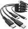 RAMPOW USB C Kabel, [4Stück 1M+1M+2M+2M] USB C auf USB C Kabel PD3.0, ladekabel USB C, Schnellladekabel USB C iPhone 15 ladekabel für MacBook, iPhone 15/15 Pro, Samsung S23/S22/S21, iPad, Xiaomi, Sony