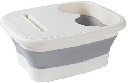 Fuß-Einweichbadewanne – Wannenbecken-Werkzeuge, faltbare Fuß-Spa-Badewanne, Stressabbau, zusammenklappbares Fuß-Spa, große Fuß-Einweichwanne, Pediküre-Fußtränkwanne für Bittersalz und Heimfuß