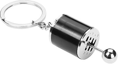 TOKIDNY Schlüsselanhänger Schwarz Coole Schlüsselanhänger Mit Getriebemodell Schalter Anhänger Schlüsselanhängerringe Hochwertige Verarbeitung Für Autoschlüssel